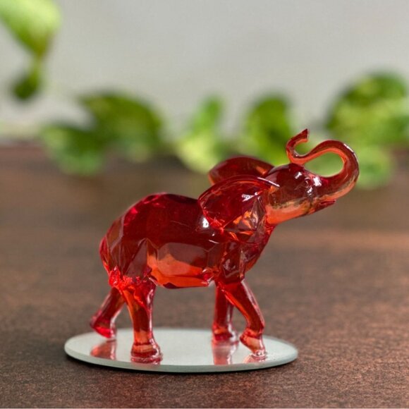 B. Jensen Red Diamond Elephant Figurine - Picture 3 of 11